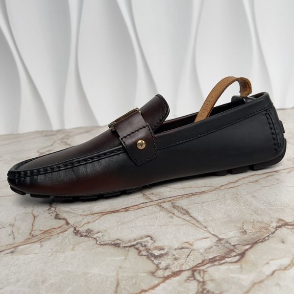 Monte Carlo Moccasin Brown Patina Leather