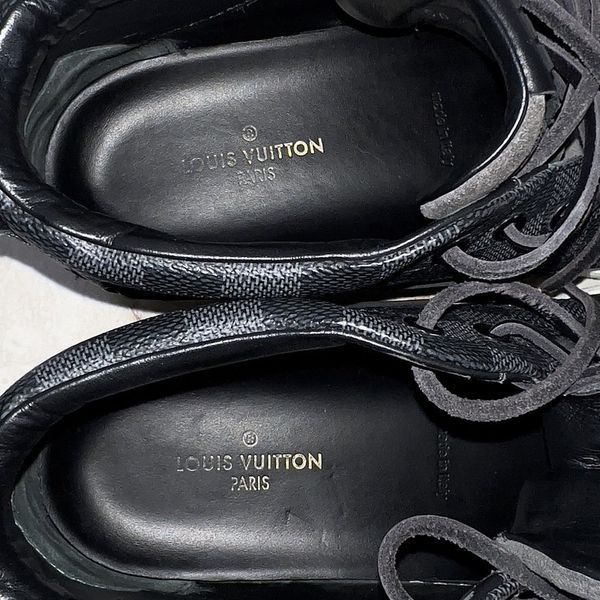 Damier Graphite Sneaker Gray Suede