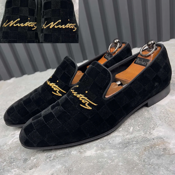 Auteuil Loafers Damier Black Velour