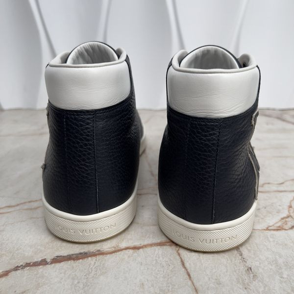 Surfside Sneakers Graine Blue Leather