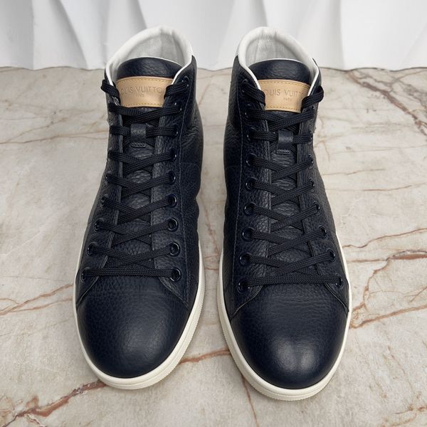 Surfside Sneakers Graine Blue Leather
