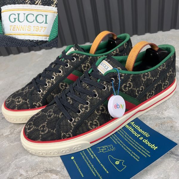 Tennis 1977 GG Sneakers Blue Denim