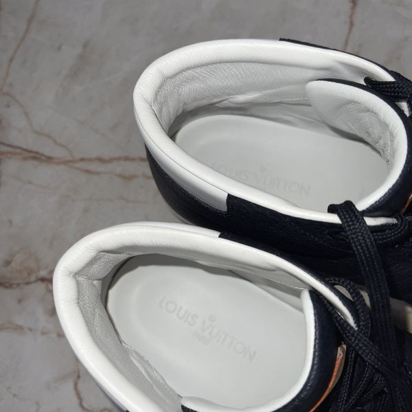Surfside Sneakers Graine Blue Leather