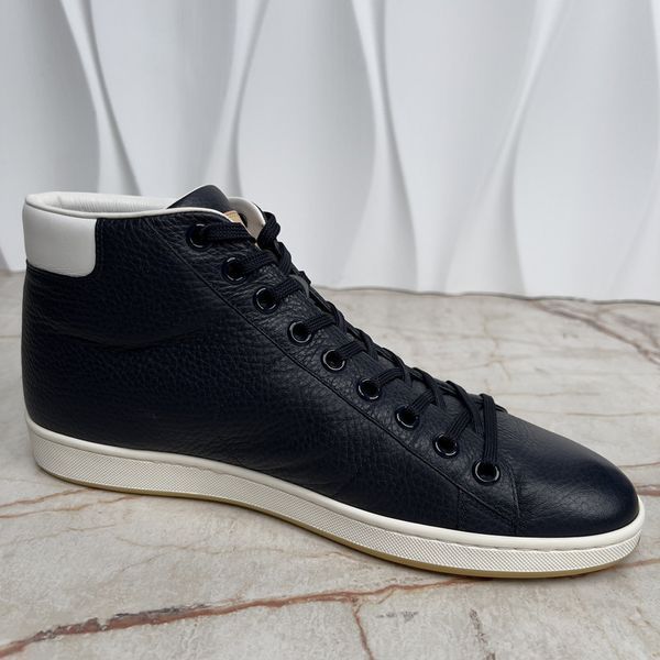 Surfside Sneakers Graine Blue Leather
