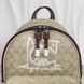 Charlie Medium Backpack In Signature Canvas With Rexy By Guang Yu