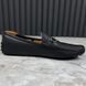 Worm Moccasins Black Leather Fur