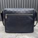 District Damier Infini Messenger Blue Leather