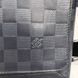 District Damier Infini Messenger Blue Leather