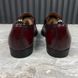 Bamboo Horsebit Loafers Burgundy Leather