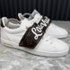 Frontrow Sneakers Monograma Canvas White Leather