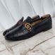 Donnie Double G Web Loafers Black Leather