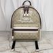 Charlie Medium Backpack In Signature Canvas With Rexy By Guang Yu