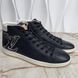 Surfside Sneakers Graine Blue Leather