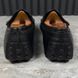 Worm Moccasins Black Leather Fur