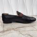 Donnie Double G Web Loafers Black Leather