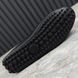 Worm Moccasins Black Leather Fur