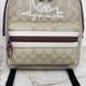 Charlie Medium Backpack In Signature Canvas With Rexy By Guang Yu