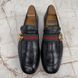 Donnie Double G Web Loafers Black Leather